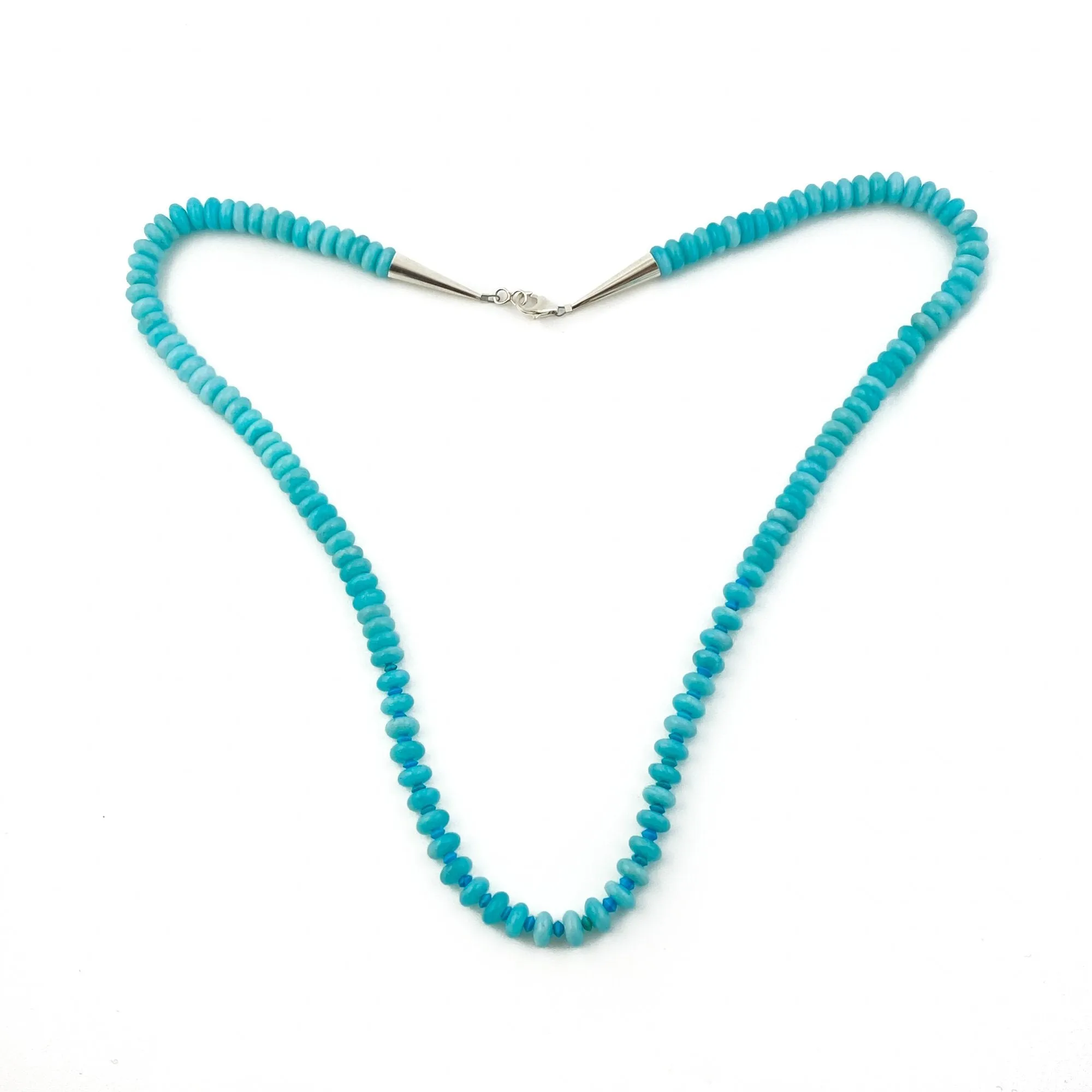 Lavender Amazonite Beaded Necklace