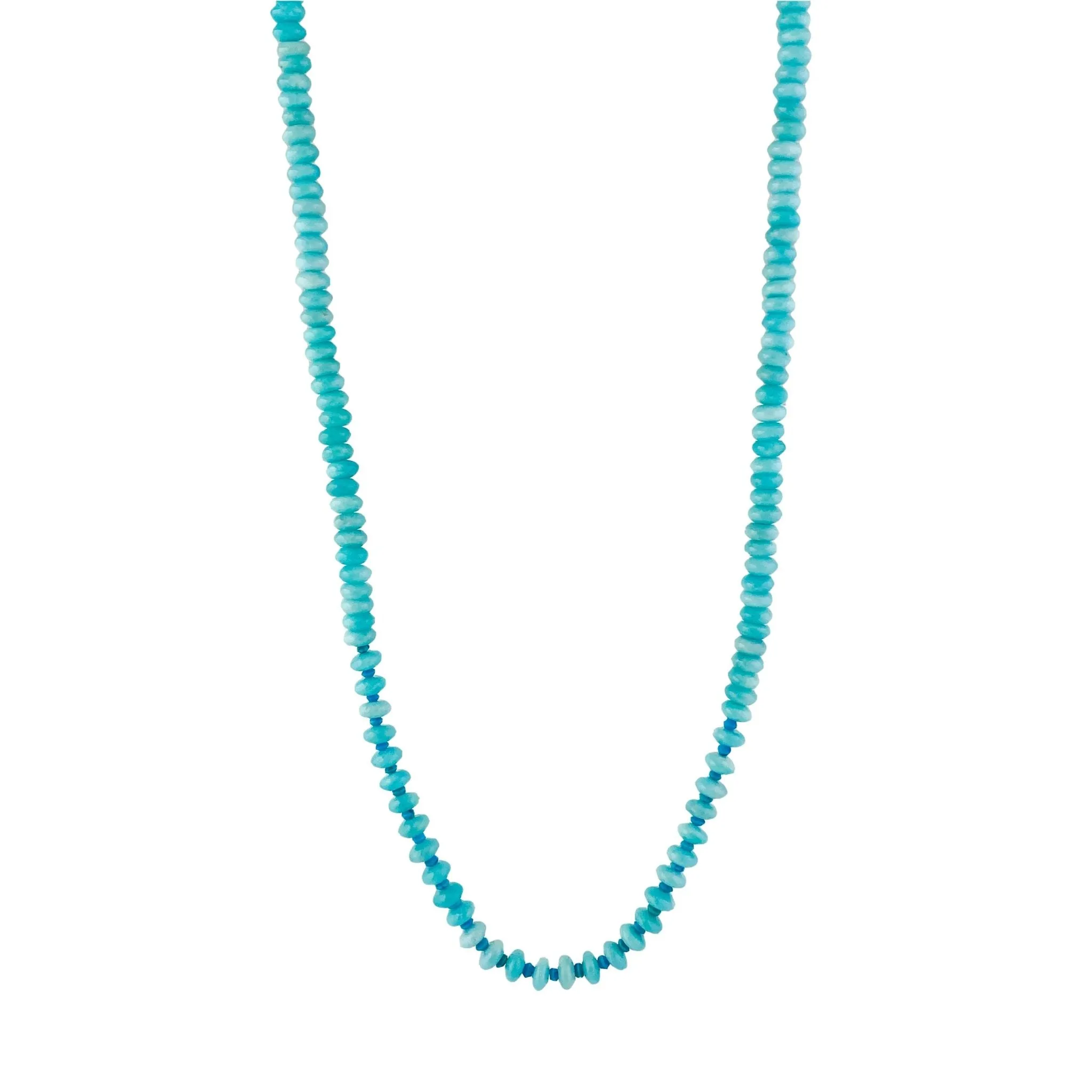 Lavender Amazonite Beaded Necklace