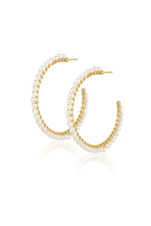 Marilyn Pearl Hoops *Final Sale*