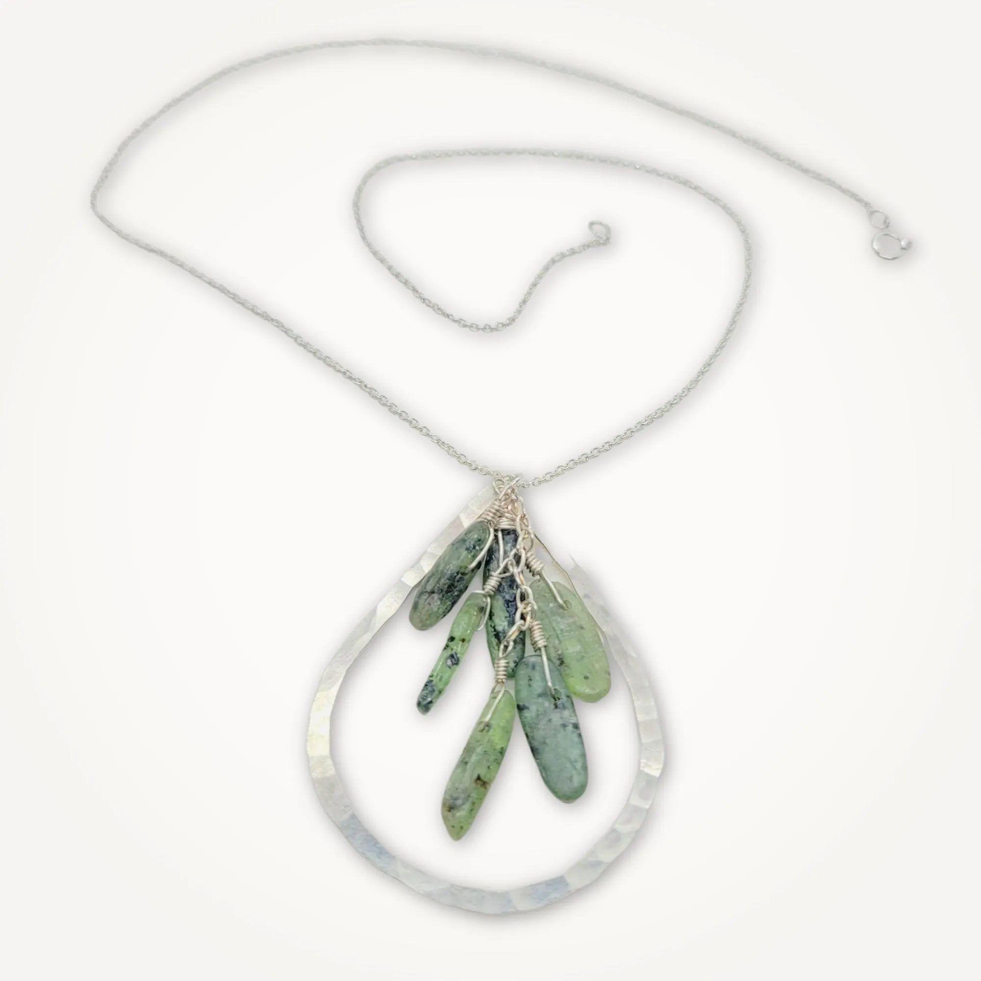 Mediterranean Necklace • Green Quartz