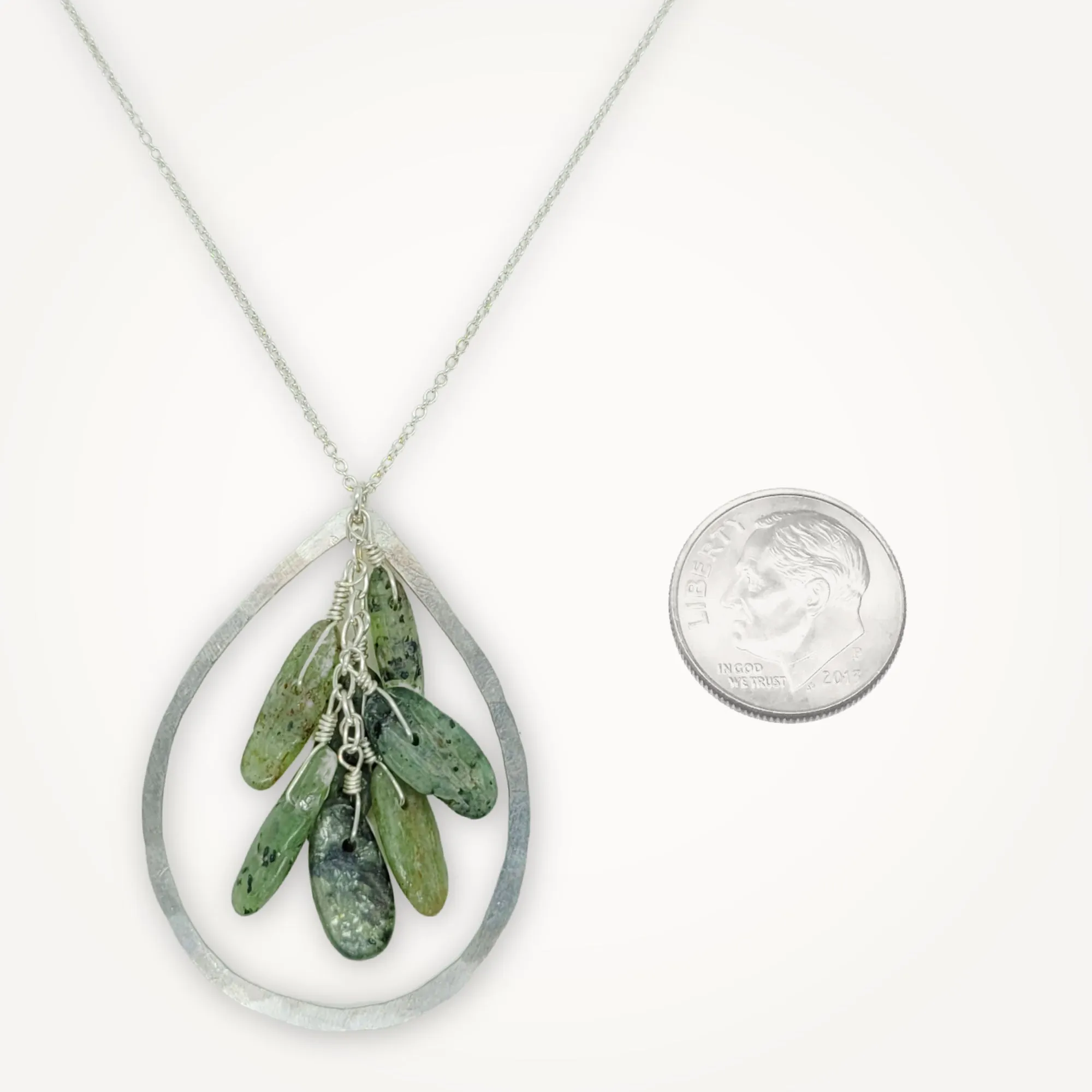 Mediterranean Necklace • Green Quartz