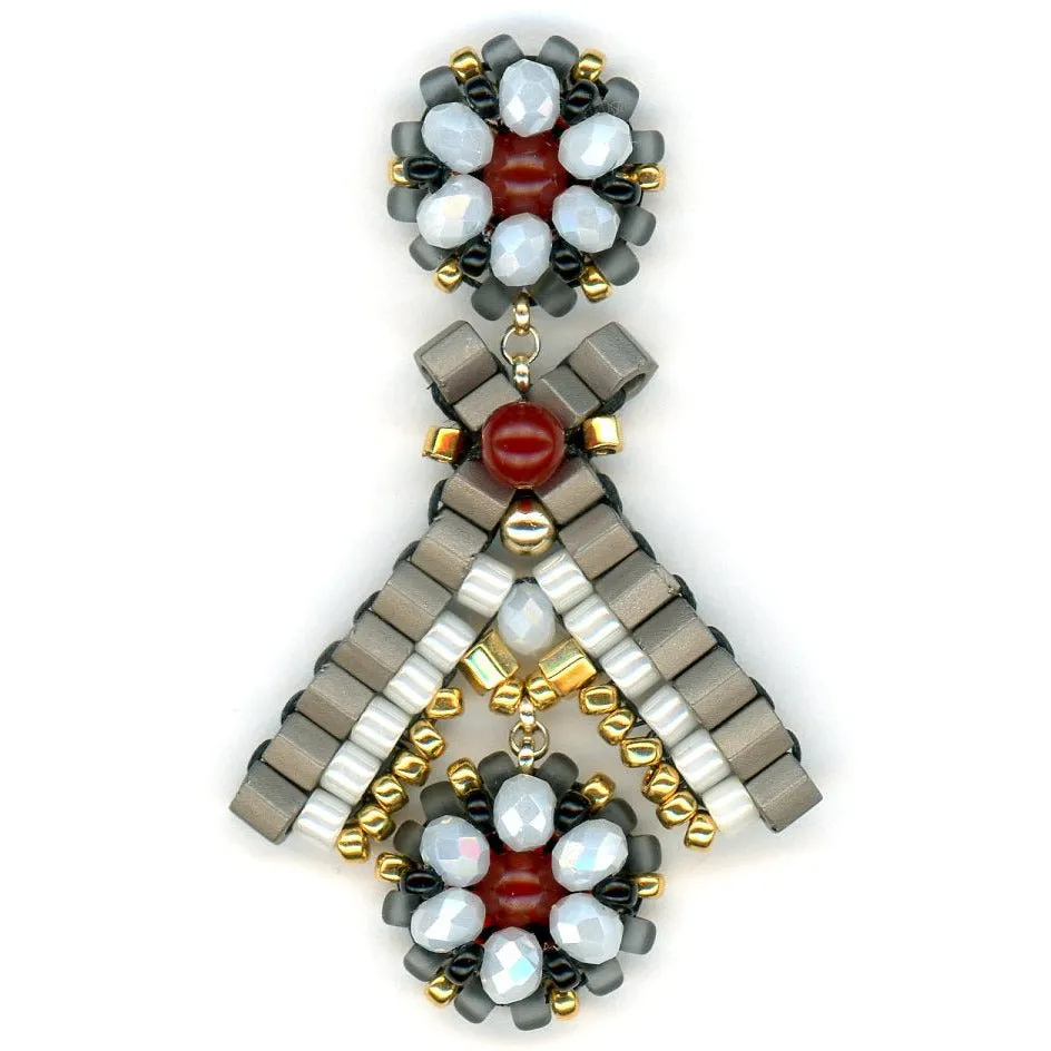 Miguel Ases  Carnelian  Mini Drop Earring  - Fall 2022