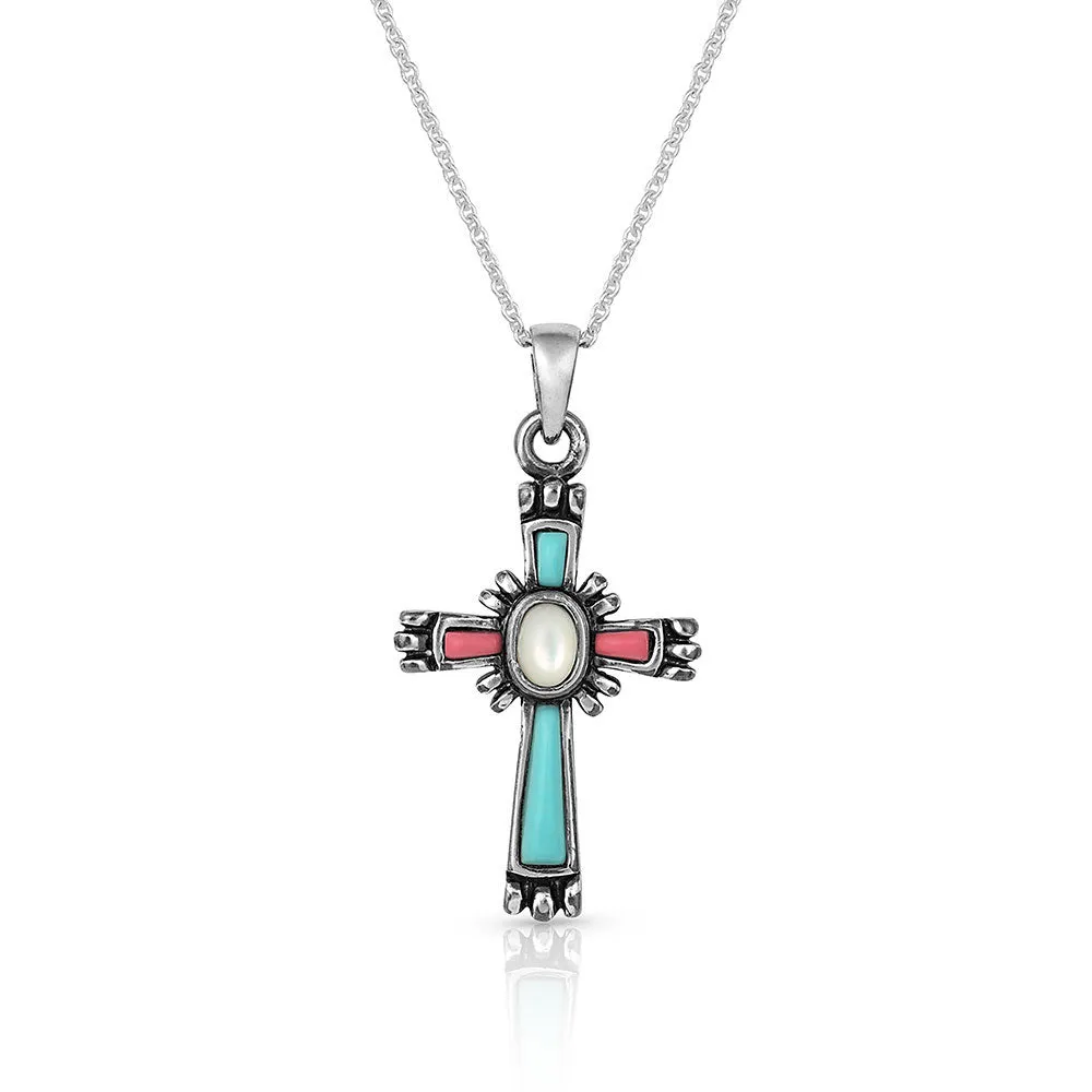 Montana Silversmiths® Faith Beaming Cross Necklace