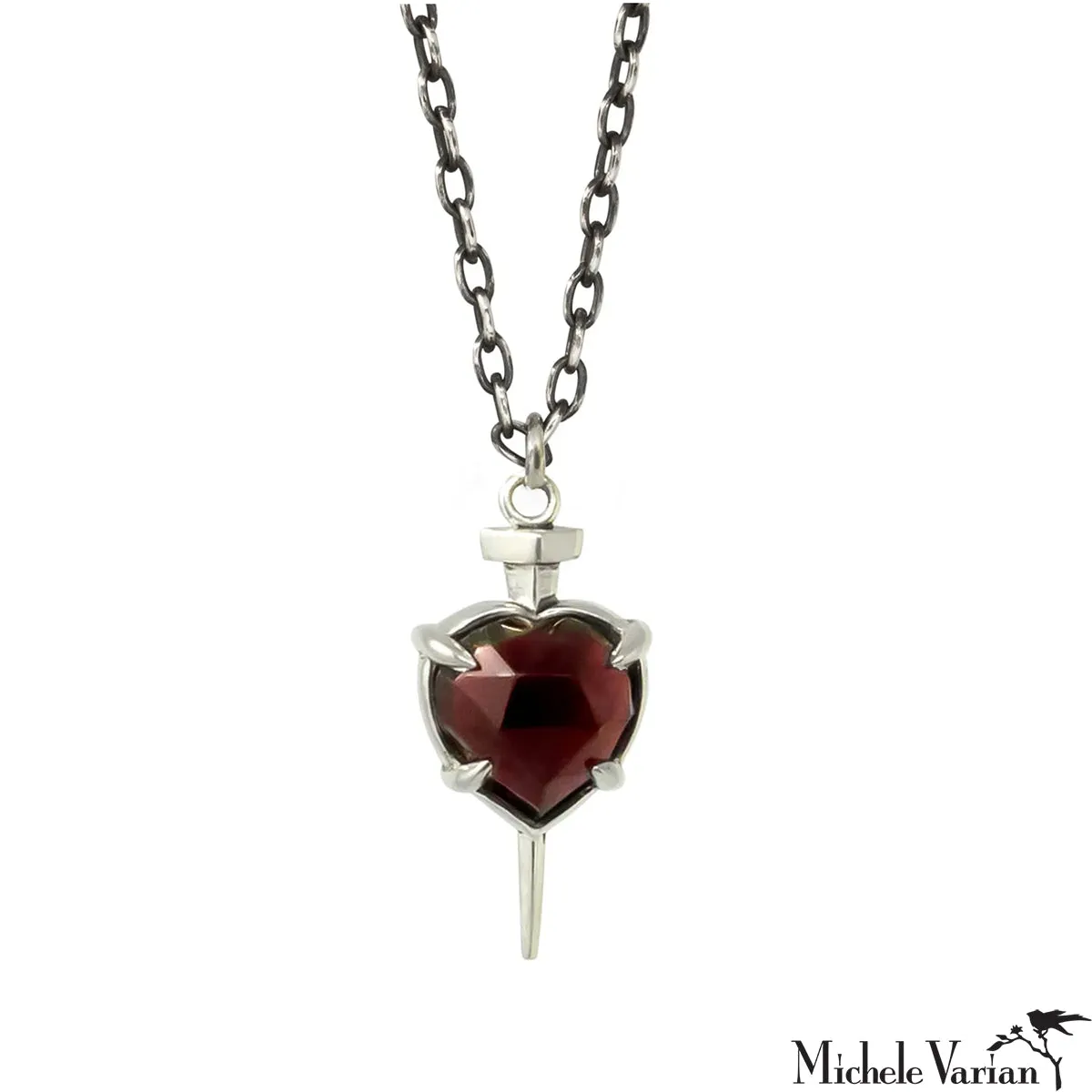 Nail Through The Heart Necklace