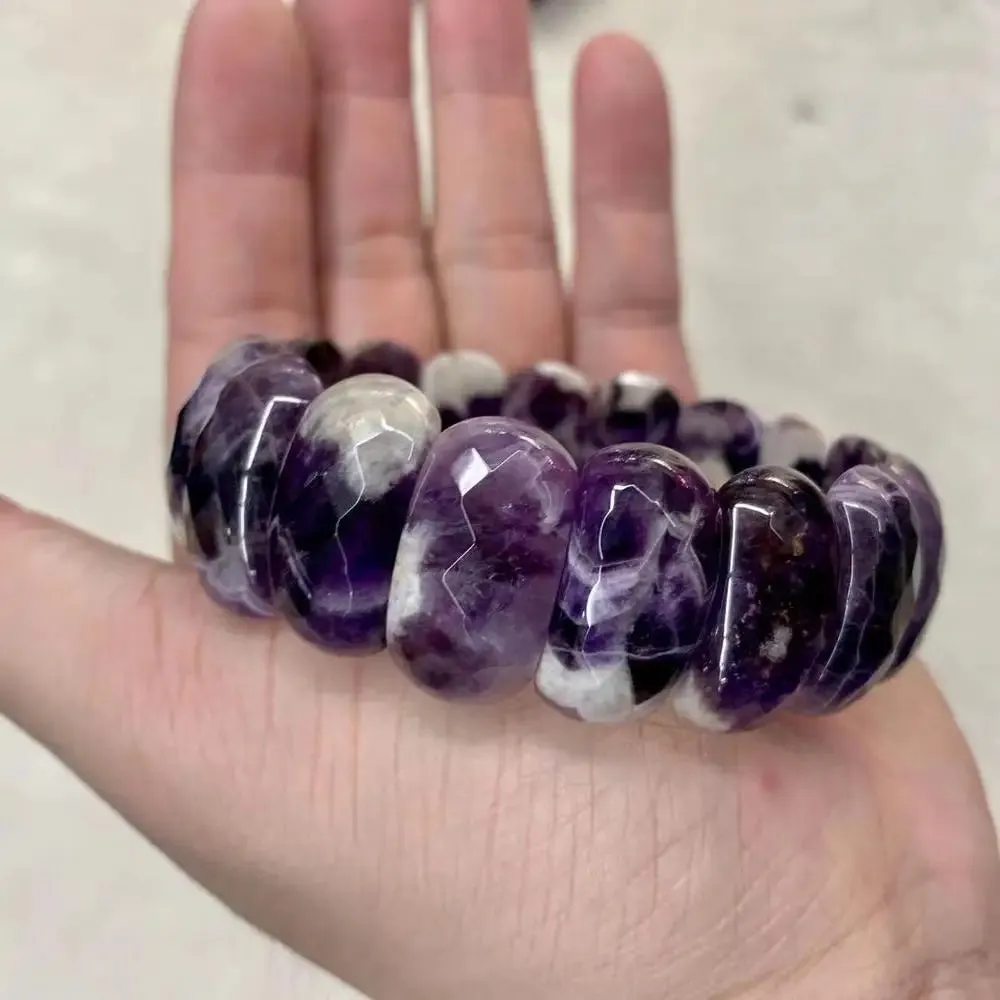 Natural Amethyst Gemstone Bracelet Natural Energy Stone