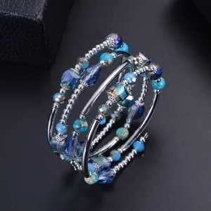 Natural Crystal Winding Bracelet Natural Stone Turquoise