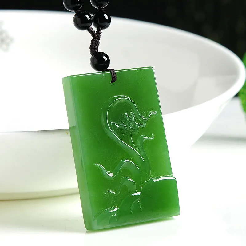 Natural Jade Pendant Nephrite Pendant PT124