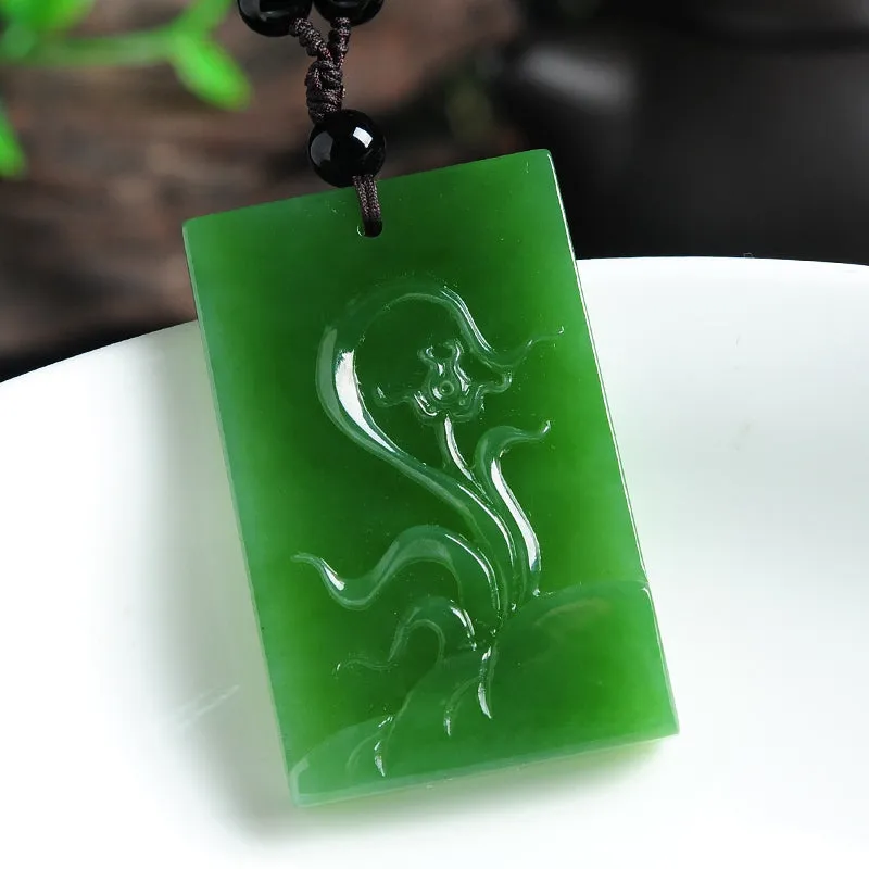 Natural Jade Pendant Nephrite Pendant PT124