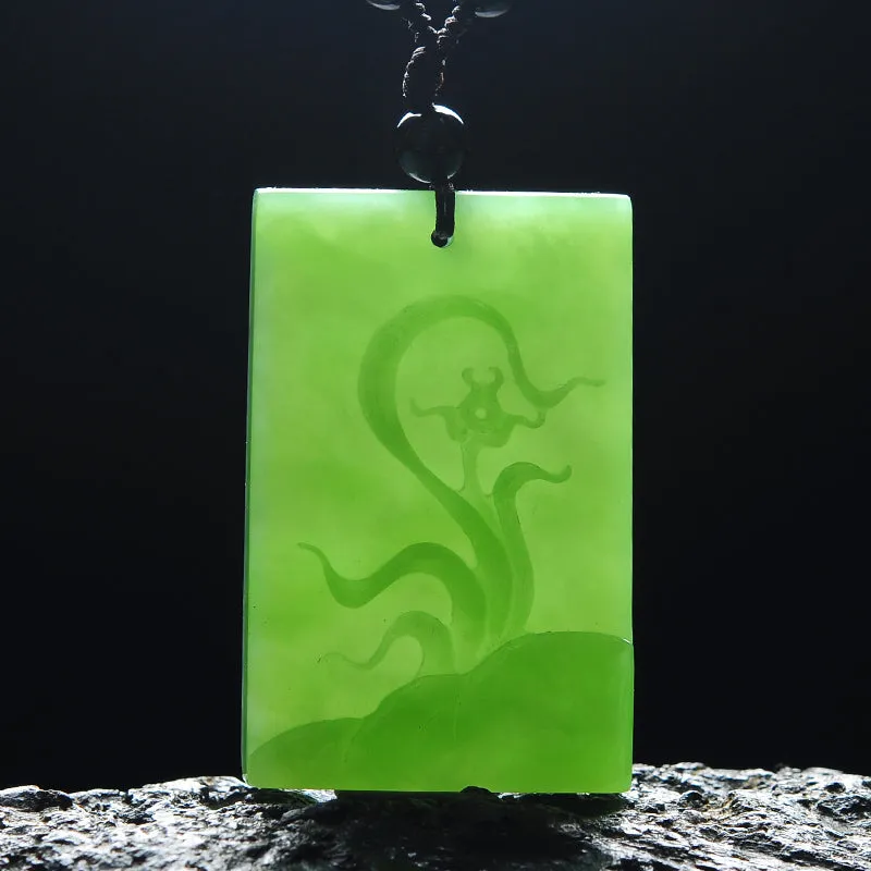 Natural Jade Pendant Nephrite Pendant PT124