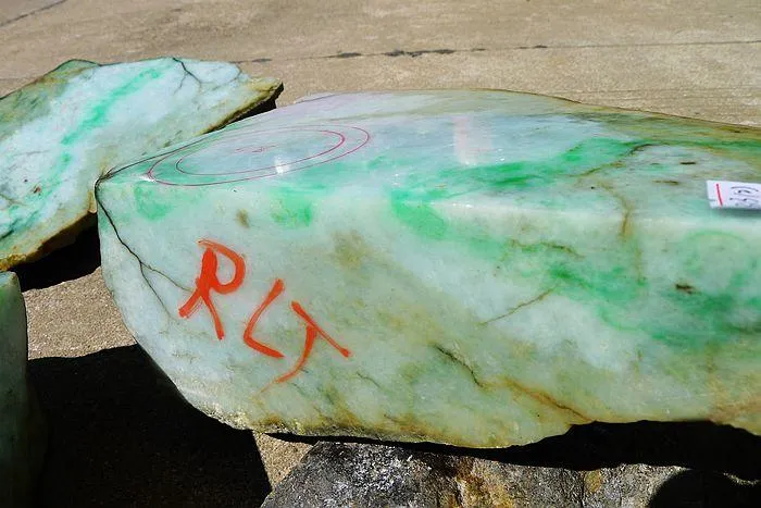 Natural Jade Rough Jadeite Raw 24kg