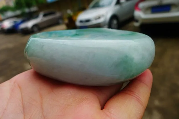 Natural Jade Rough Jadeite Raw (266g,7.6X7.2X2.2cm)