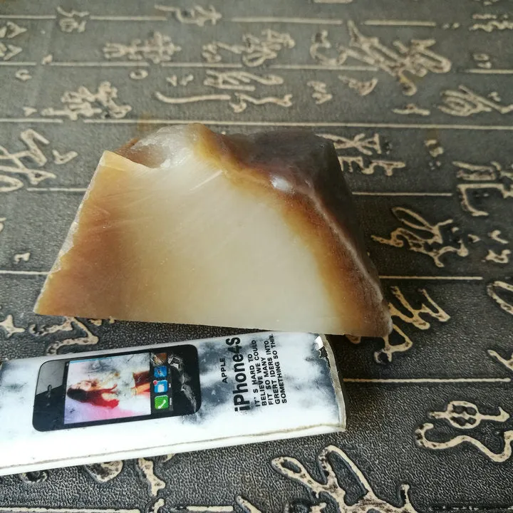 Natural Kunlun Jade Rough Nephrite Raw (139g, 7.5X3.5X2.3cm)