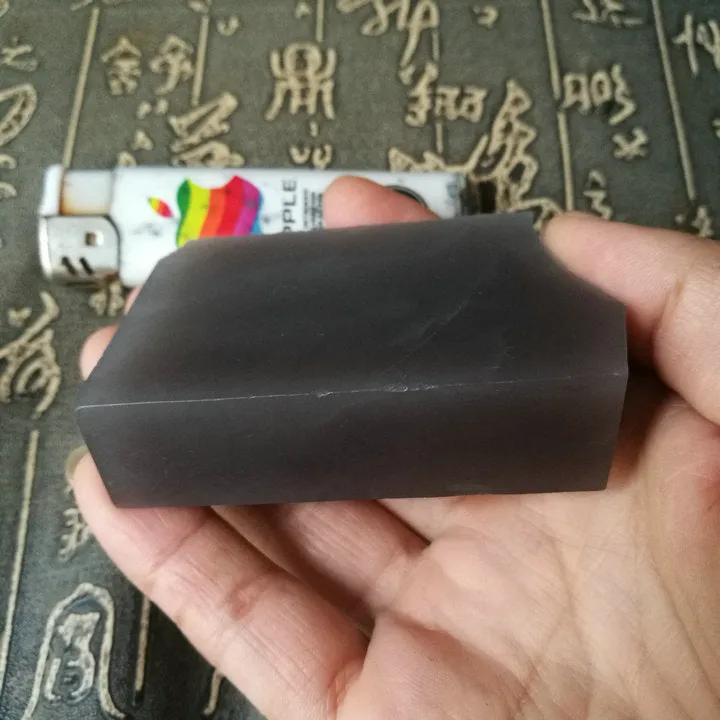 Natural Kunlun Jade Rough Nephrite Raw (143g, 6X5.1X1.8cm)