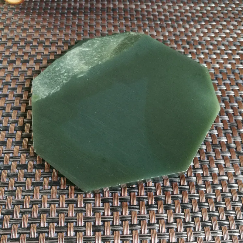 Natural Kunlun Jade Rough Nephrite Raw (205g,9.5X1cm)