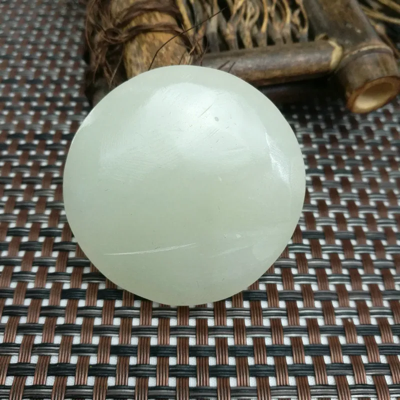 Natural Kunlun Jade Rough Nephrite Raw (59g,5X1.2cm)