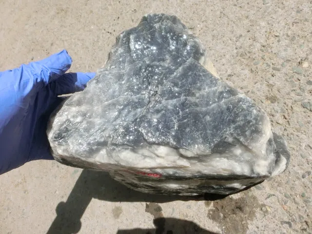 Natural Kunlun Jade Rough Nephrite Raw (6.8kg, 20X17X17cm)