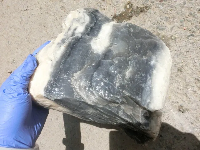 Natural Kunlun Jade Rough Nephrite Raw (6.8kg, 20X17X17cm)