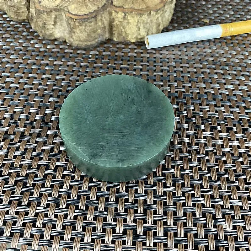 Natural Kunlun Jade Rough Nephrite Raw (94g,5.2X1.4cm)