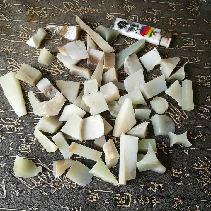 Natural Siberian Jade Rough Nephrite Raw 571g