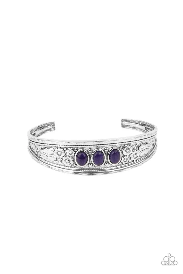 Paparazzi Bracelet ~ Flower Patch Picnic - Purple