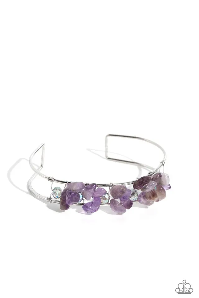 Paparazzi Bracelet ~ Handcrafted Headliner - Purple