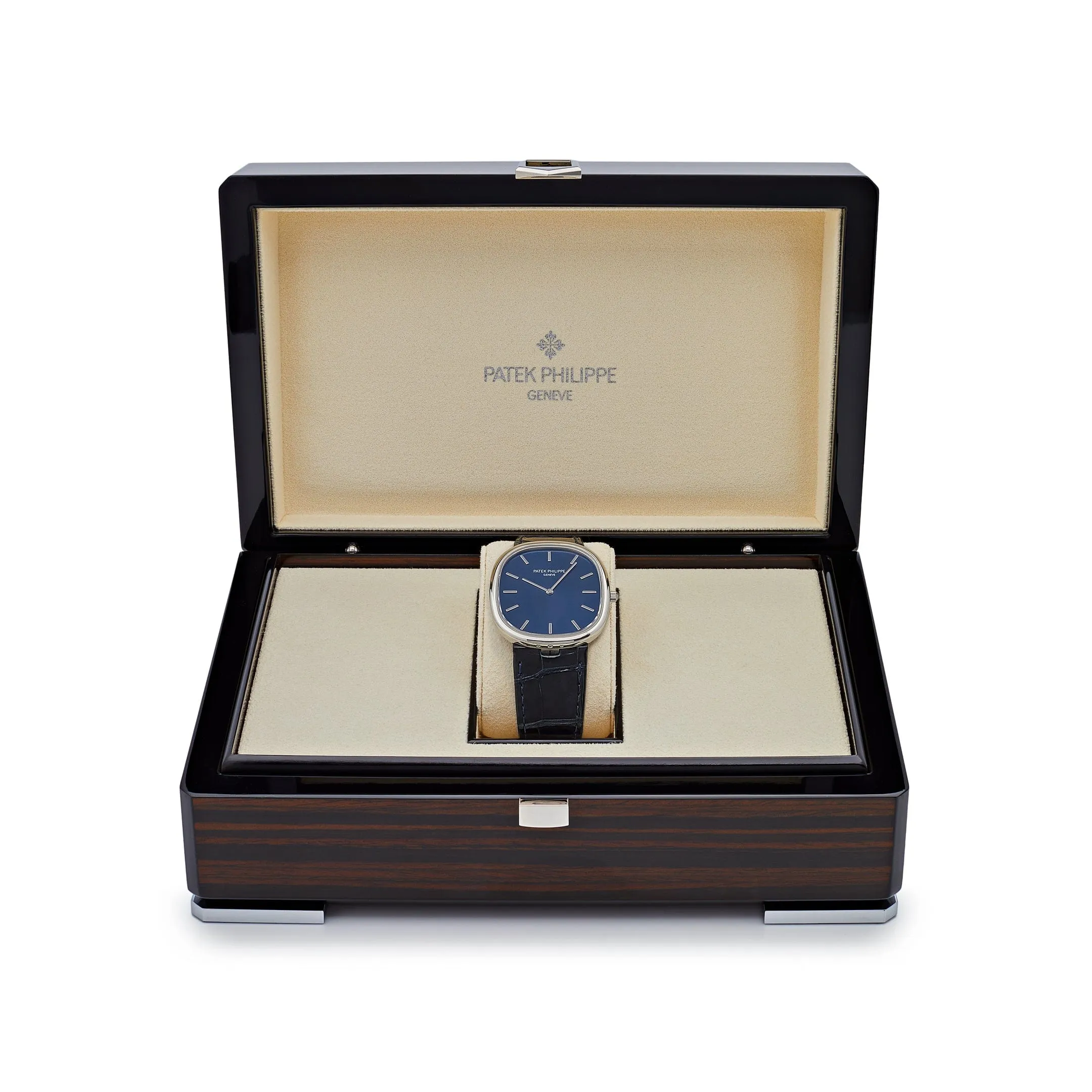 Patek Philippe Golden Ellipse 5738P-001 Platinum Blue Dial (2021)