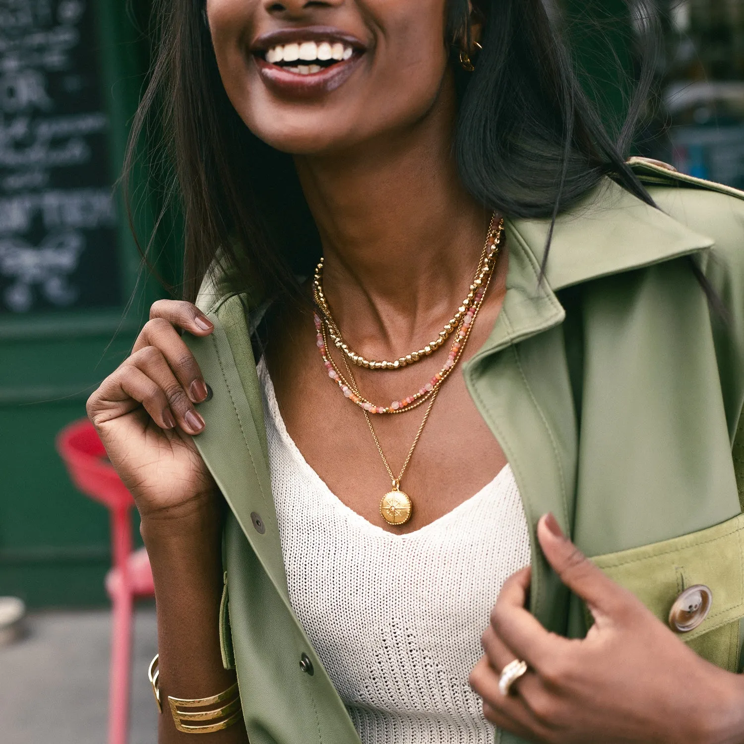 Peach Fuzz Orissa Necklace