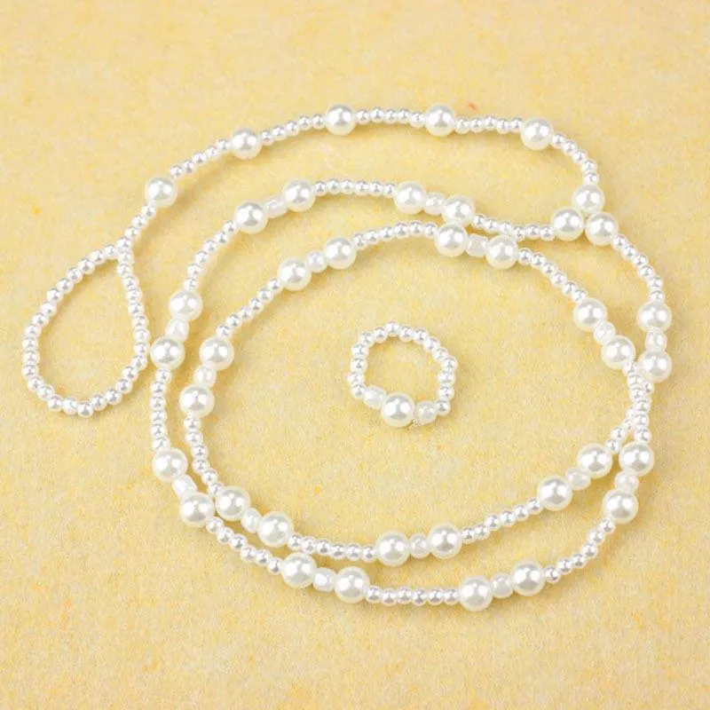 Pearl Anklet Women Ankle Bracelet Pearl Anklet Chain Foot Jewelry