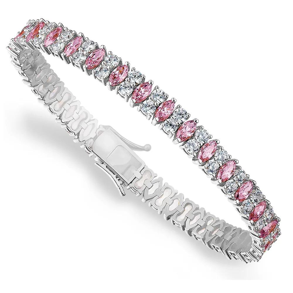 Pink 'n White Delight Bracelet