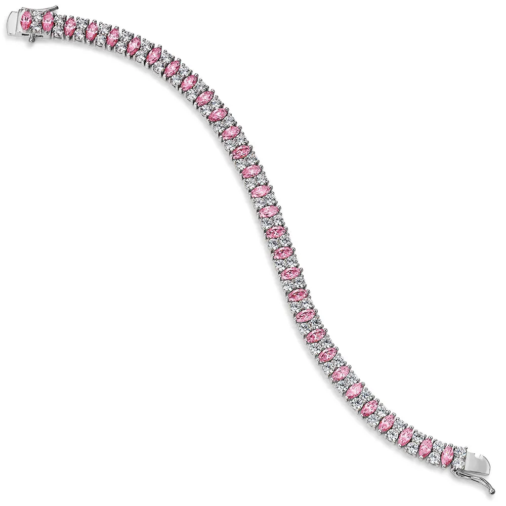 Pink 'n White Delight Bracelet