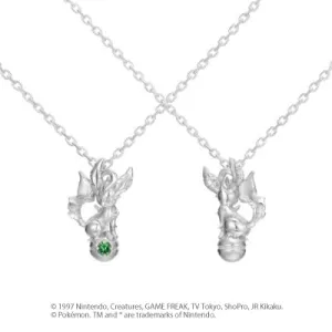 [Pokémon]Leafeon & Pokéball necklace platinium