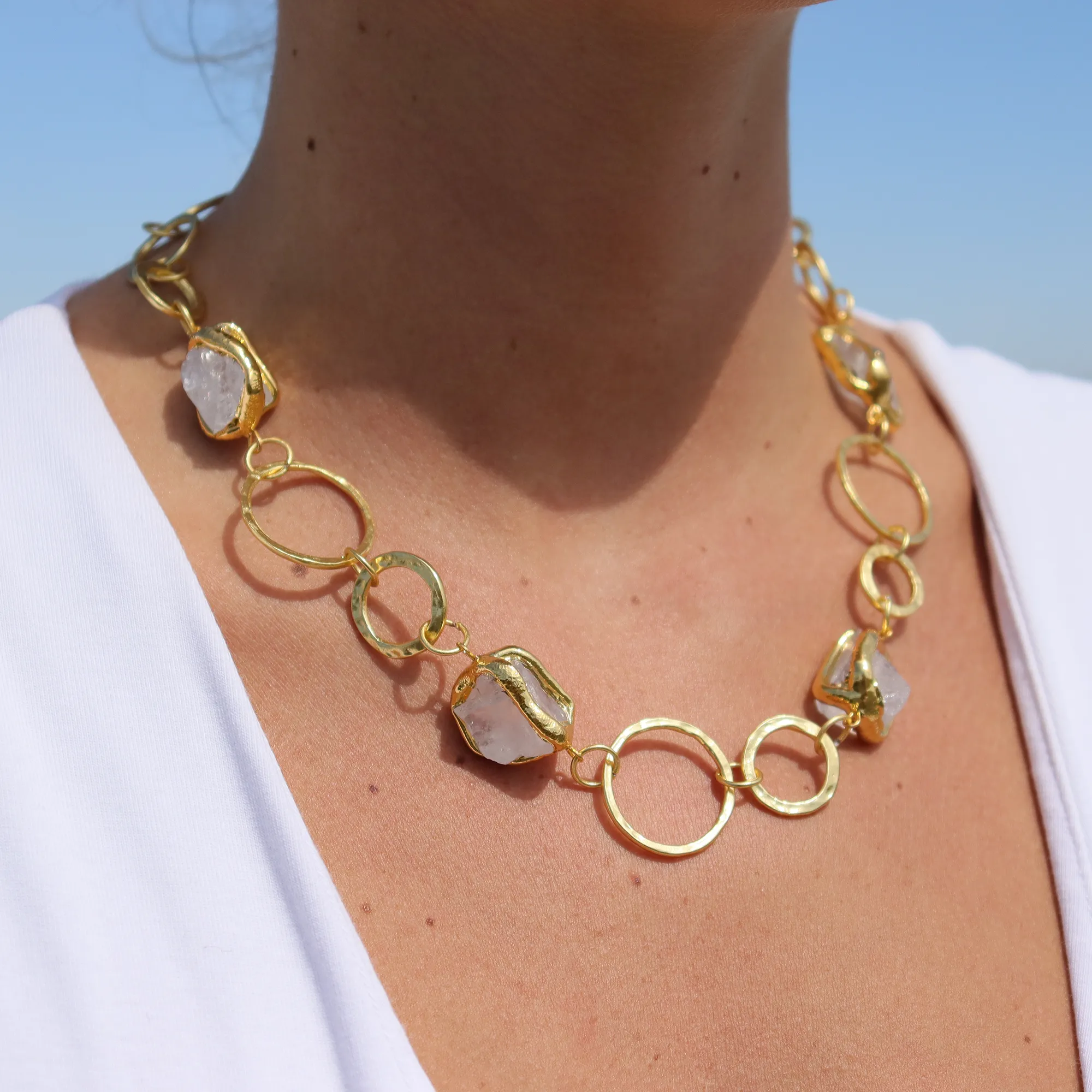 Quartz Statement Necklace