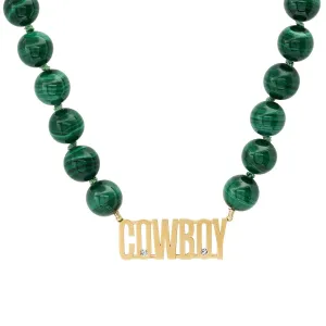 "Cowboy" Malachite Necklace