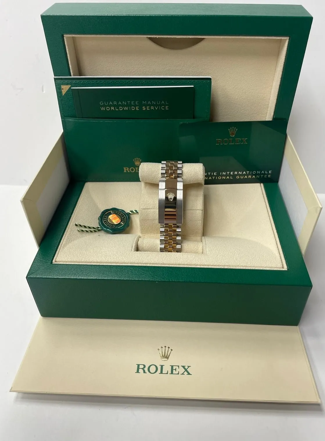 Rolex Datejust 36mm Steel and Yellow Gold  Fluted Motif Dial Jubilee Bracelet (Reference # 126233)