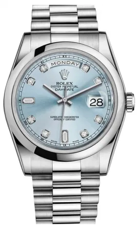 Rolex - Day-Date President Platinum - Domed Bezel - President