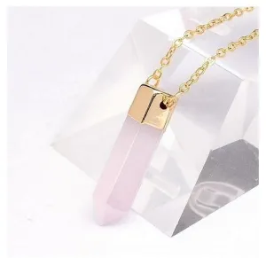 Rose Quartz Necklace Pendant