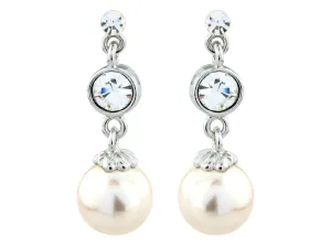 Roxana Crystal and Pearl Earrings