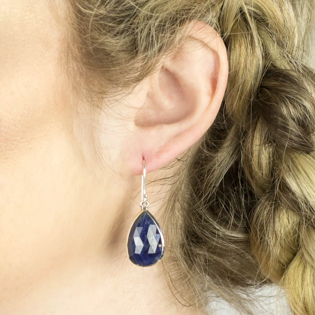 Sapphire Drop Earrings