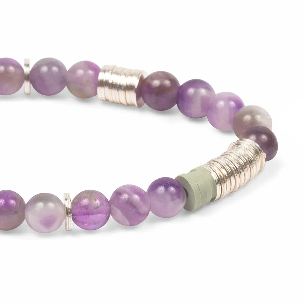 Scout Intermix Stone Stacking Bracelet - Amethyst