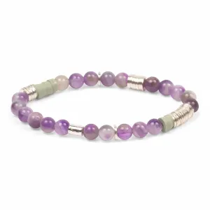 Scout Intermix Stone Stacking Bracelet - Amethyst