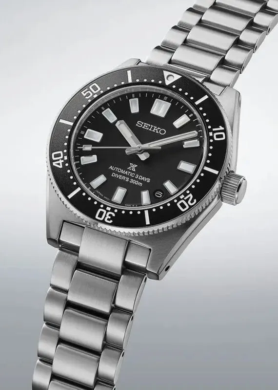 SEIKO PROSPEX AUTOMATIC SEA DIVERS BLACK DIAL STAINLESS SPB453J