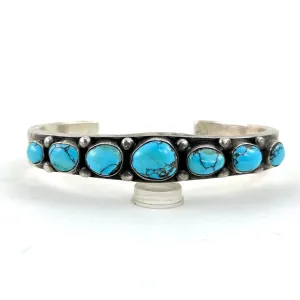 Seven Stone Ingot Navajo Bracelet