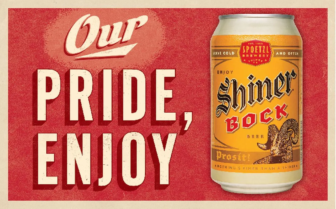 Shiner Bock Beer, Shiner Craft Beer, 12 Pack, 12 fl oz Cans, 4.4% ABV, 141 Calories, 12.4g Carbs