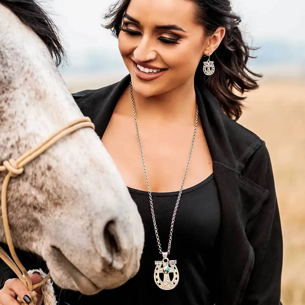 Sole 2 Soul Horseshoe Turquoise Necklace