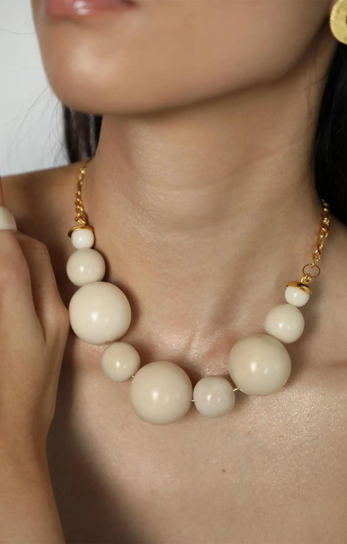 Sphere Beaded Necklace