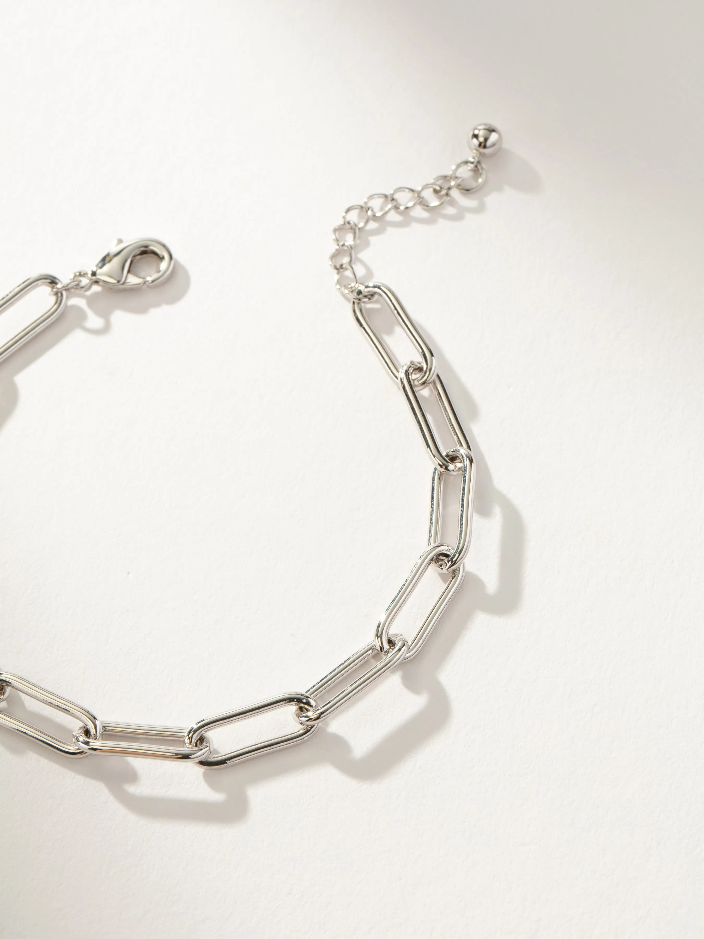 Staple Paperclip Chain Bracelet