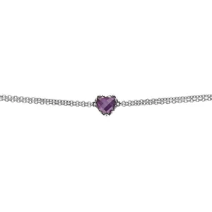 Stolen Girlfriends Club Love Claw Bracelet - Sterling Silver & Dark Amethyst