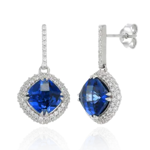 Sumptuous Blue Sapphire Earrings