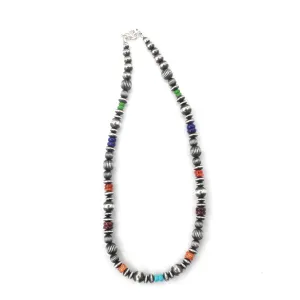 Textured Navajo Pearls - Multi (6mm-8mm)