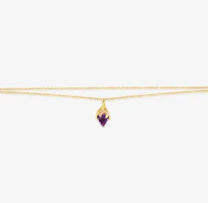 THIALH - DATURA • ASTRA - 18K Yellow Gold Diamond and Amethyst Bracelet